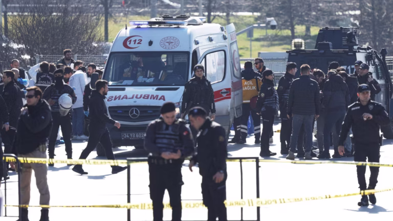 Teenager fatally shoots 2 police officers in attack on Turkish station
