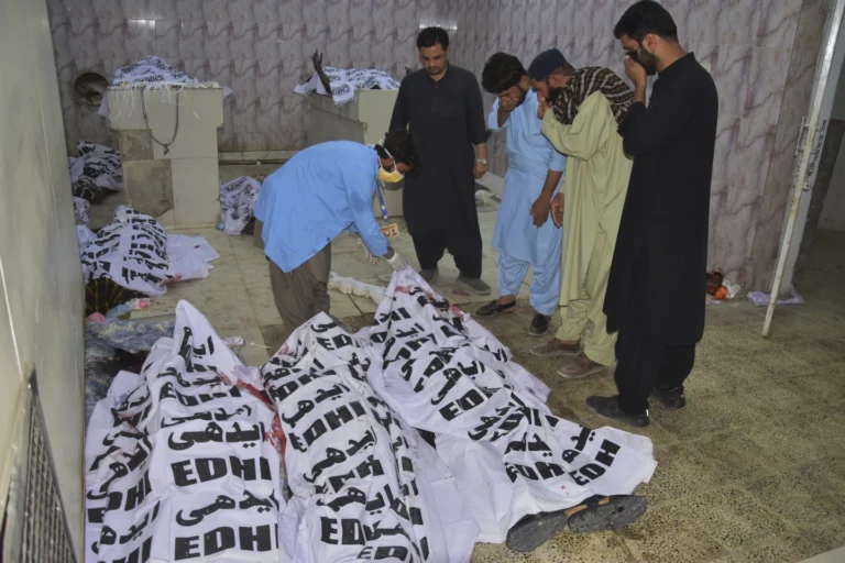 Suicide bombing near political rally in southwestern Pakistan kills 13, injures dozens
