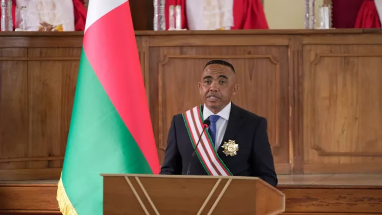 Army colonel sworn in as Madagascar’s new leader following military coup