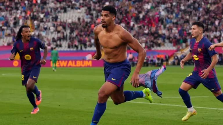 Araujo’s late winner sends Barcelona top in dramatic La Liga clash with Girona
