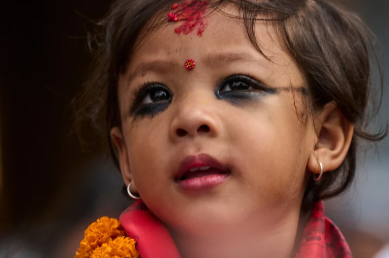 Nepal selects 2-year-old girl as new living goddess revered by Hindus and Buddhists
