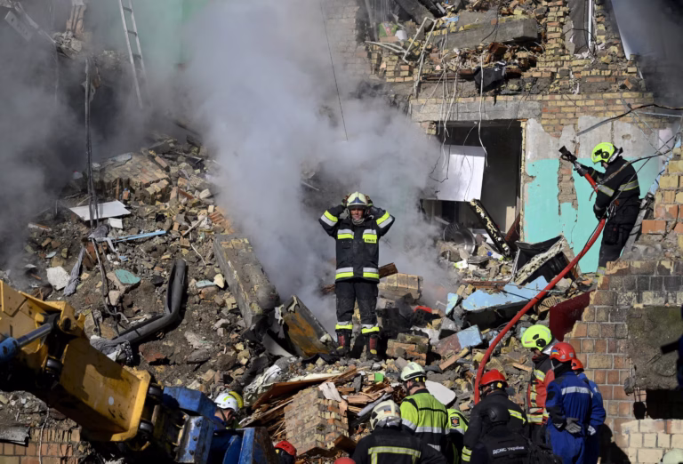 Massive Russian drone and missile attack kills at least 6 in Ukraine as Trump postpones Putin meeting