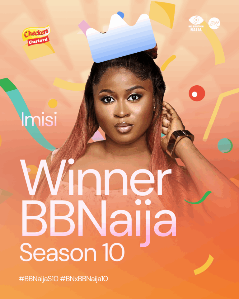 Imisi wins Big Brother Naija season 10, claims 80 million Naira prize