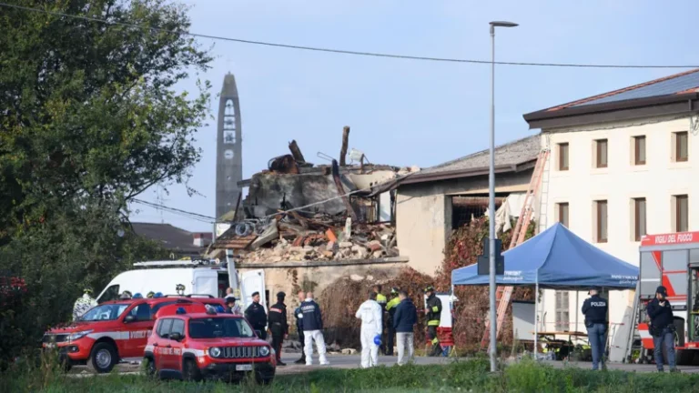 Blast kills 3 police officers during eviction of siblings at farmhouse in northern Italy