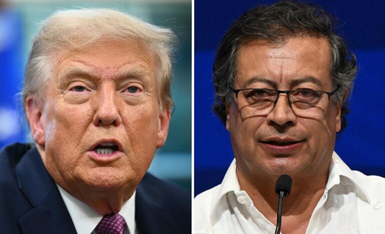 U.S. sanctions Colombia’s president as Trump accuses Petro of fueling drug trade