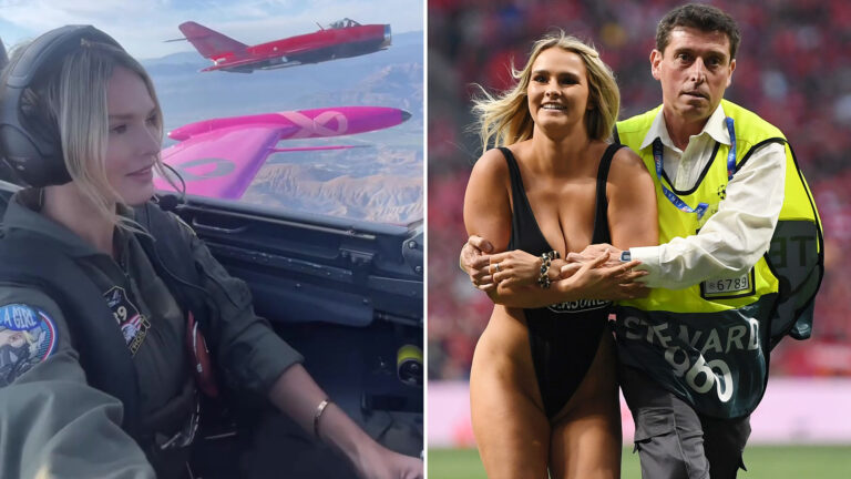 Champions League Streaker Kinsey Wolanski Reinvents Herself as a Qualified Pilot and Extreme Sports Enthusiast