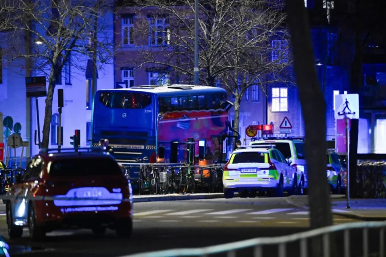 Bus crashes into Stockholm bus stop, killing 3 and injuring 3