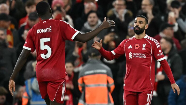 Salah’s 250th goal lifts Liverpool past Villa to end losing streak as United, Arsenal also share spotlight