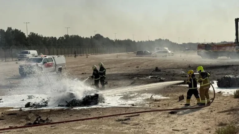 Indian Fighter Jet Pilot Killed in Crash During Dubai Airshow Performance