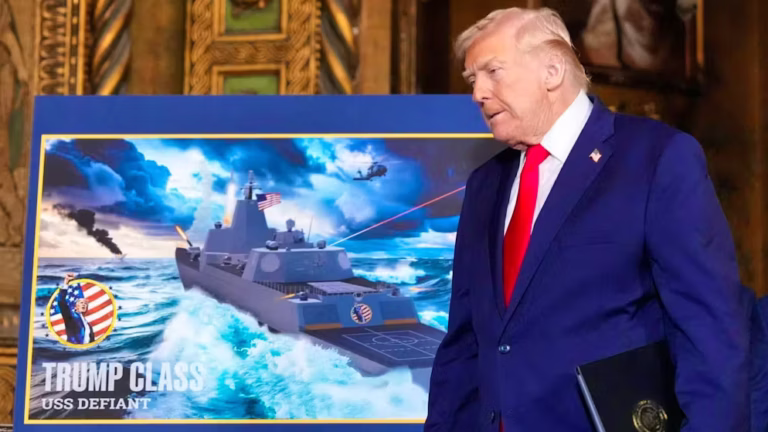 Trump Unveils Nuclear-Armed Battleship Class Bearing His Name, Reviving Warfare Technology Dormant Since 1991