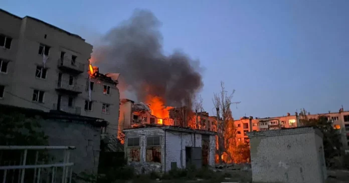 Russian Missile Strike Levels Kharkiv Apartment Block, Kills 2; Moscow Rejects Responsibility