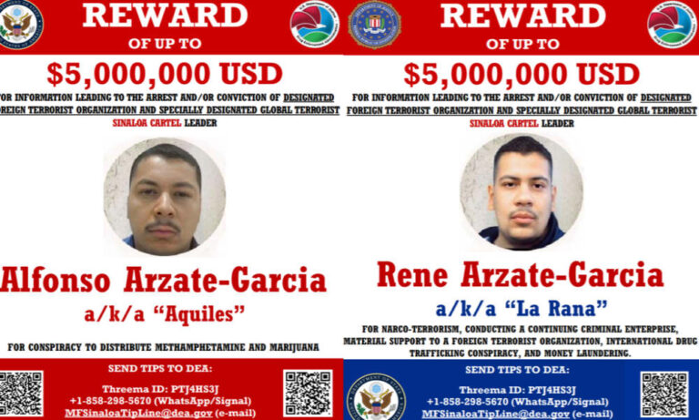 U.S. Offers $10 Million Reward for Alleged Sinaloa Cartel Brothers Leading Tijuana Drug Corridor