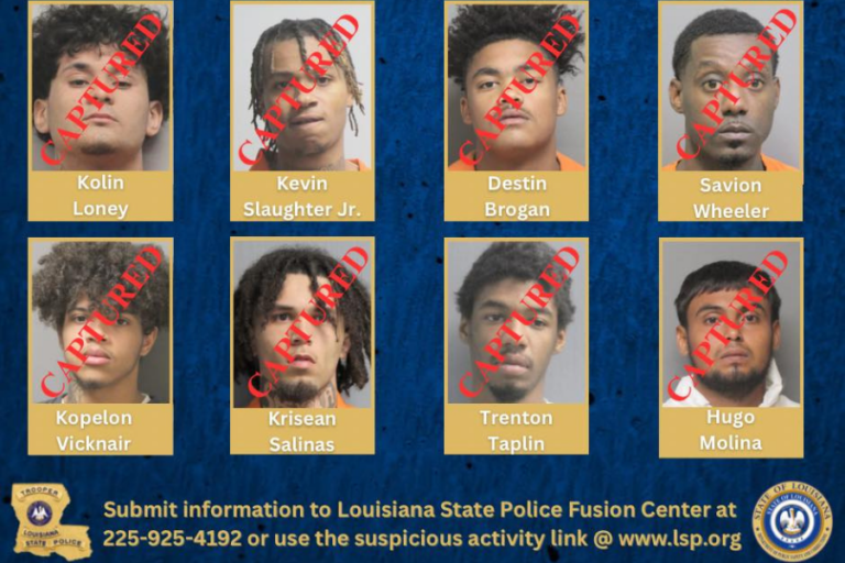 8 inmates, including 4 murder suspects, recaptured after Louisiana jail escape