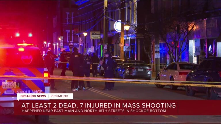 2 Dead, 7 Injured in Richmond Mass Shooting; Police Say Multiple Gunmen Opened Fire