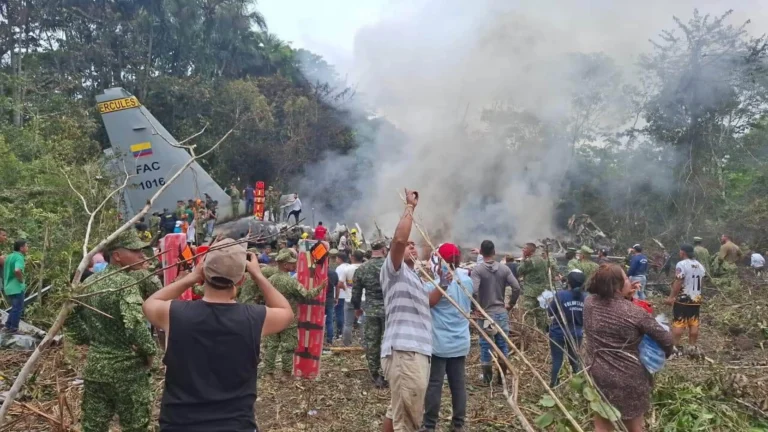Colombian Military Plane Crash Kills 34 in Amazon Region, Dozens Injured