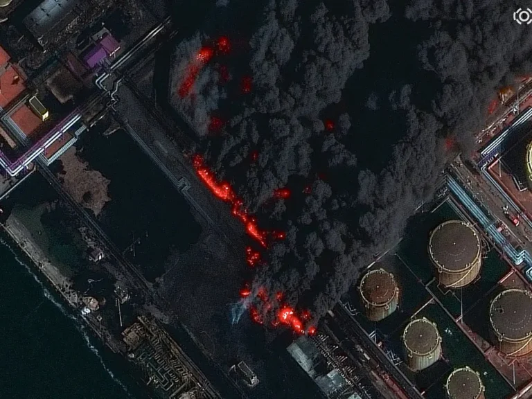 Ukrainian Drone Strikes Hit Key Russian Oil Port Again, Disrupting Exports