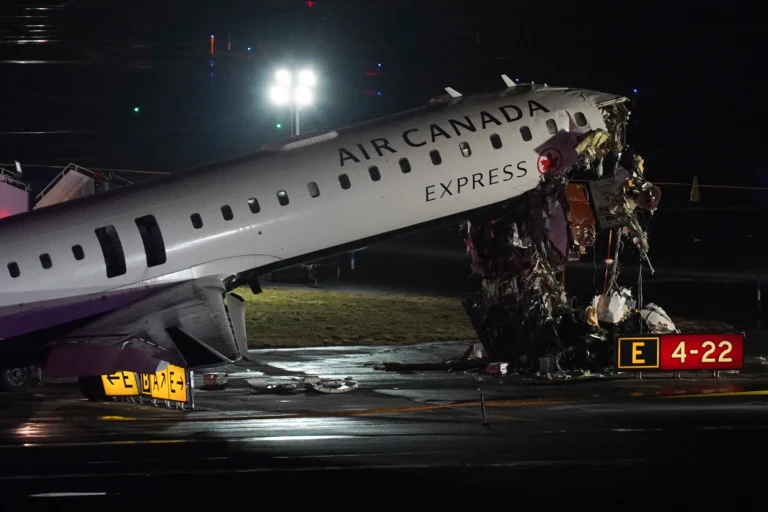 Pilot, Copilot Killed After Air Canada Jet Collides With Fire Truck at LaGuardia Airport
