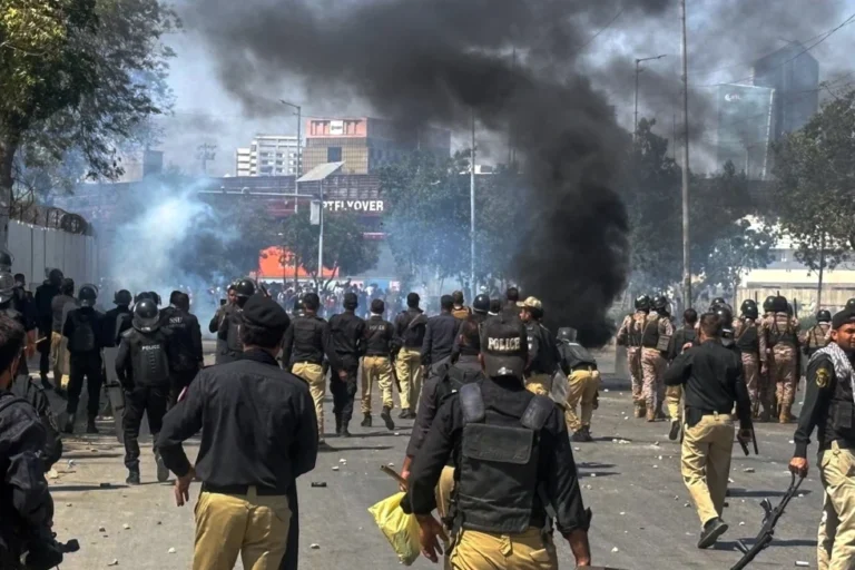 At Least 9 Dead After Protesters Storm U.S. Consulate in Karachi Over Killing of Iran’s Supreme Leader
