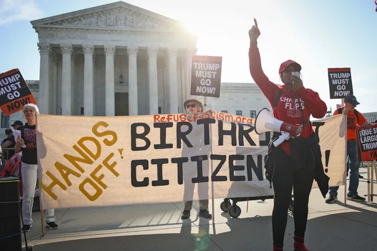 Trump Makes Historic Supreme Court Appearance as Justices Hear Birthright Citizenship Challenge