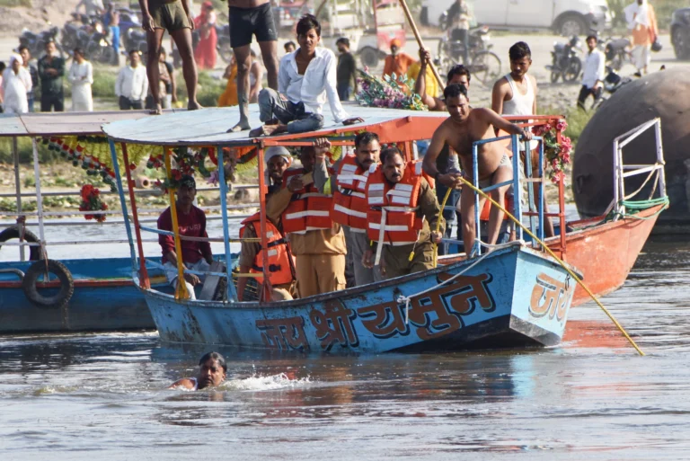 Overloaded tourist boat capsizes in northern India, killing at least 10 near Vrindavan