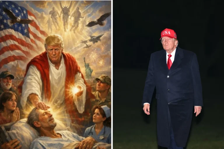 Trump Deletes AI Image Portraying Himself as Christ After Backlash From Supporters