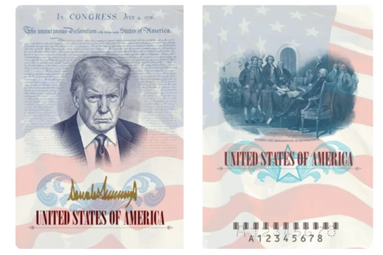 Trump Image to Appear in Limited-Edition U.S. Passports for America’s 250th Anniversary