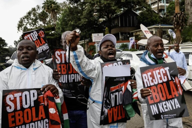 Kenya Police Fire Tear Gas as Protests Erupt Over US Ebola Quarantine Facility