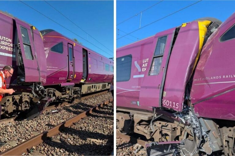 Train Driver Killed And 89 Injured As Two Trains Collide Near Bedford North Of London