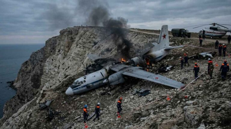 Russian Military Transport Plane Crashes in Crimea, Killing 30